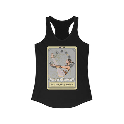 The Pilates Lover Tarot Card Tank Top, Racerback