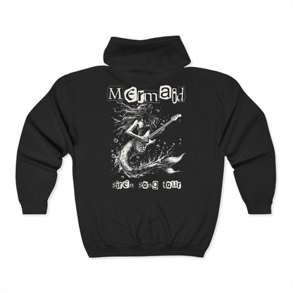 Mermaid Guitarist Zip Up Hoodie, Siren Song Tour Sweatshirt Hoodie Full Zip