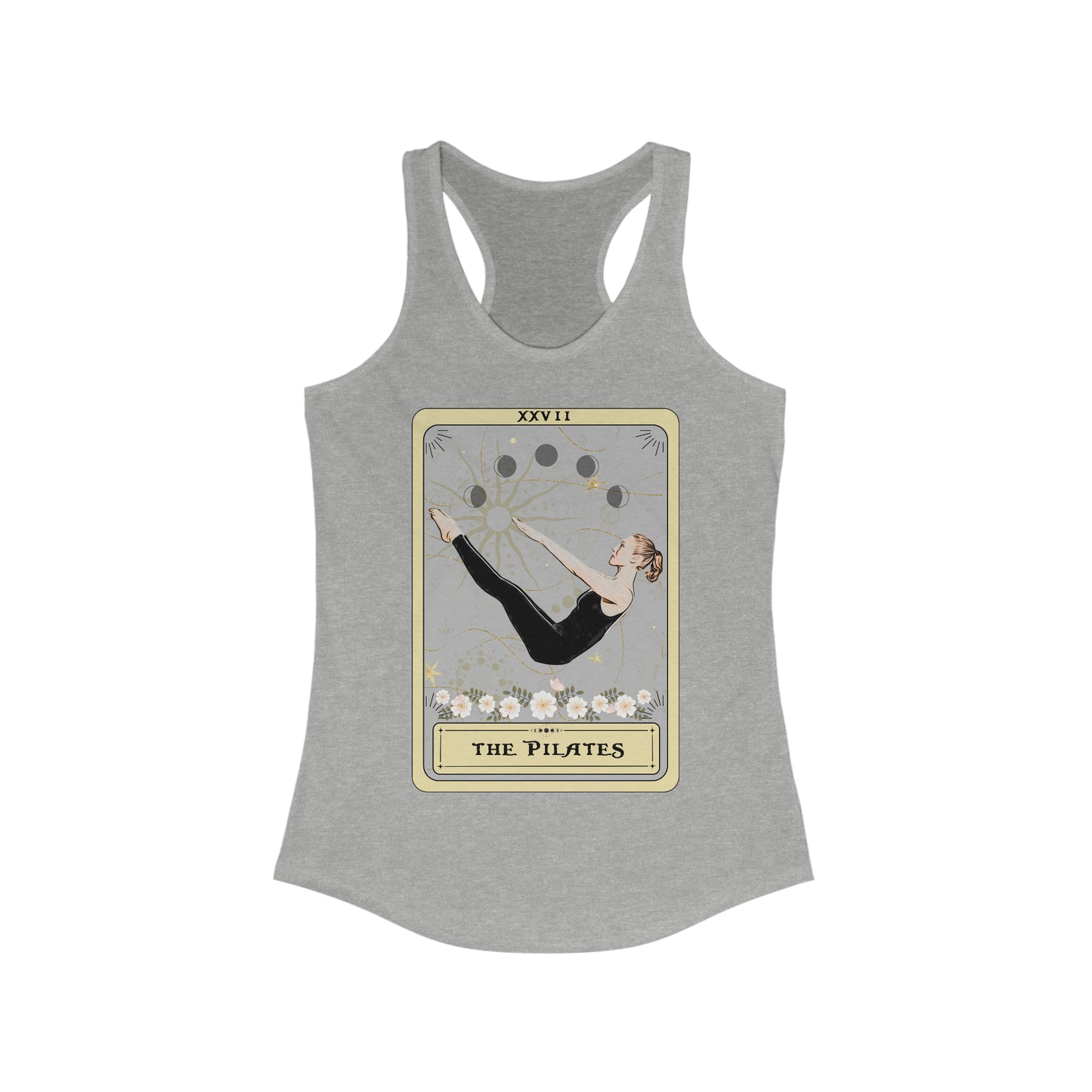 Pilates Tarot Card Tank Top, Racerback