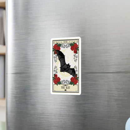 Bat Spirit Animal Tarot Card Sticker - Waterproof Vinyl 3 x 4