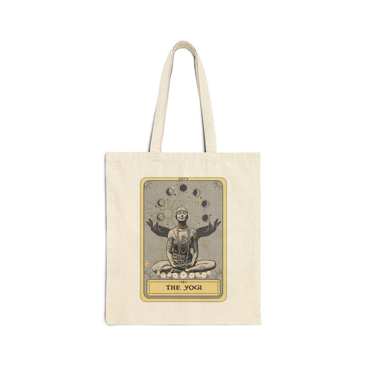 The Yogi Tarot Card Tote Bag Yoga Tote Bag  15" x 16" Gift for Yoga Lover