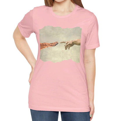 Dog Paw Creation of Adam Shirt - Animal Lover Gift for Dog Owners