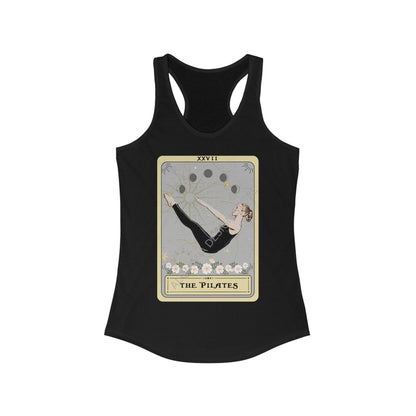Pilates Tanks, The Pilates Tarot Card Shirt, Pilates Tank Top Pilates Gifts Pilates Shirt Tank Top Racerback, Pilates Lover Gifts