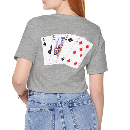 AK47 Poker Playing Cards Shirt, BACK PRINT AK-47 Shirt Kalashnikov Tee