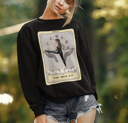 Barre Tarot Card Sweatshirt - Cozy Gift for Barre Lovers