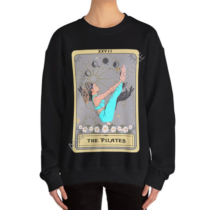 Pilates Sweatshirt, The Pilates Tarot Card Sweatshirt, Pilates Lover Gift