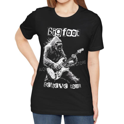 Bigfoot Believe Tour Shirt - Funny Sasquatch Cryptid Tee