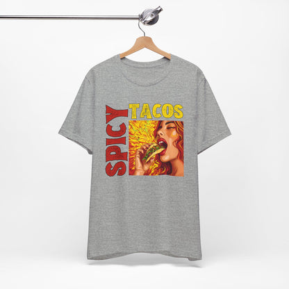 Spicy Tacos Shirt, Taco T-Shirt, Foodie Tee