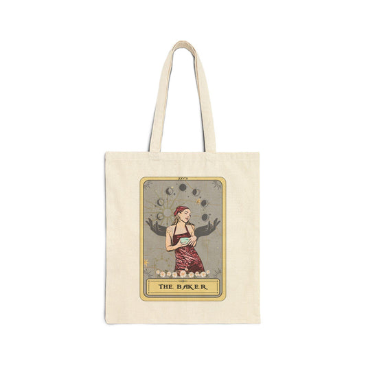 The Baker Tarot Card Tote Bag Baking Tote Bag  15" x 16" Gift for Baker