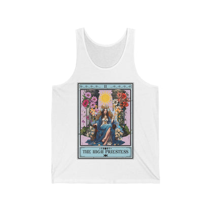 The High Priestess Tarot Card Tank Top, Tarot Card Shirt