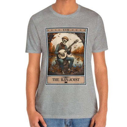 Banjo Player Shirt, The Banjoist Tarot Card Shirt Banjo Shirt Banjo Gifts for Banjoist