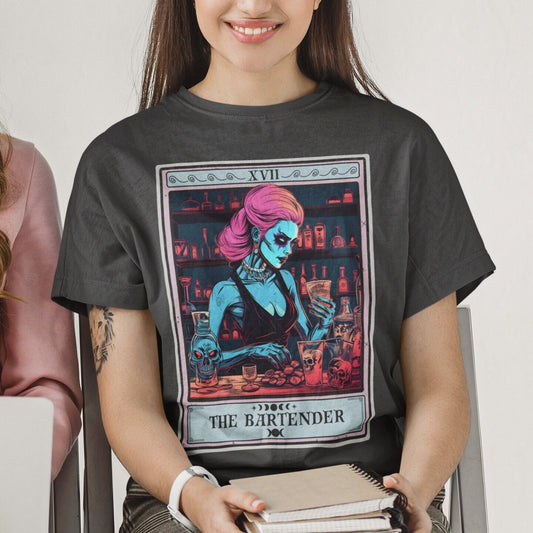 Bartender Shirt, Bartender Tarot Card Shirt Bartending Gift for Bartender Gifts