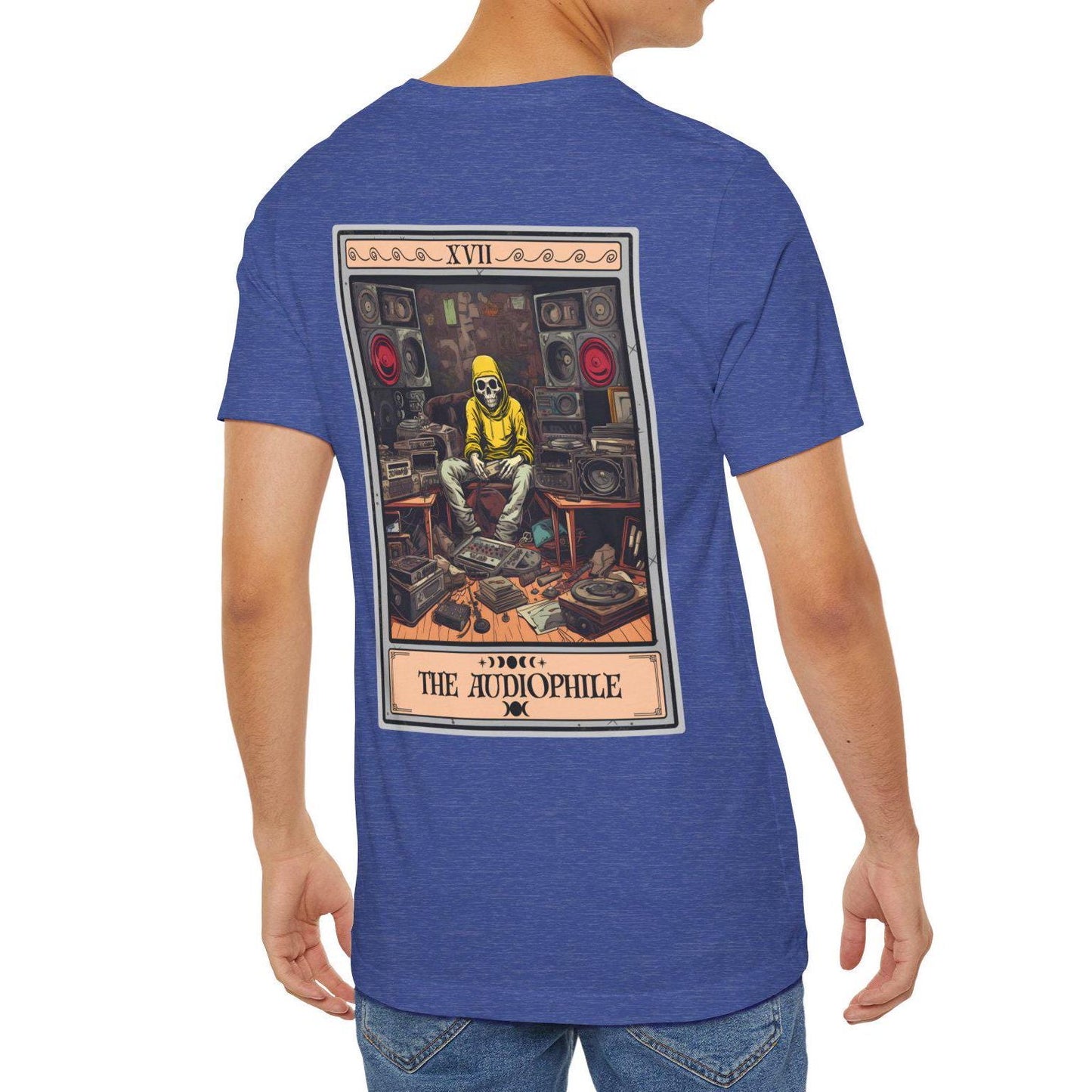 Audiophile Tarot Card Shirt - Back Print Audio Lover Gift