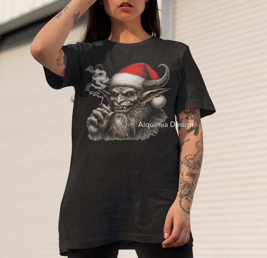 Krampus Stoner Shirt - Cannabis Christmas Gift