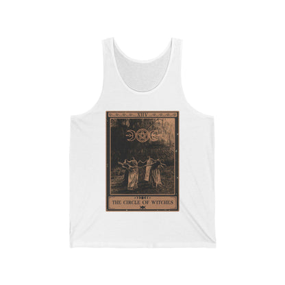 The Circle of Witches Tarot Card Tank Top, Witchy Shirt
