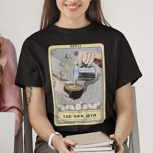 Barista Shirt, Barista Tarot Card Shirt, Barista Gifts Coffee Lover Gift Coffee Shirt