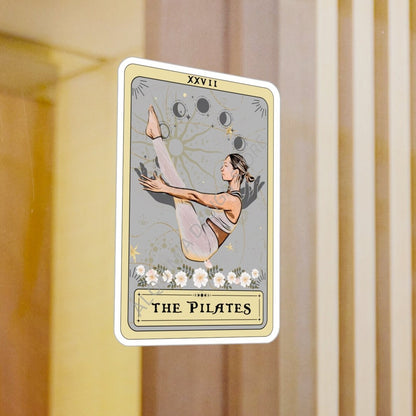 Pilates Tarot Card Sticker - 3 x 4 Waterproof Vinyl Sticker