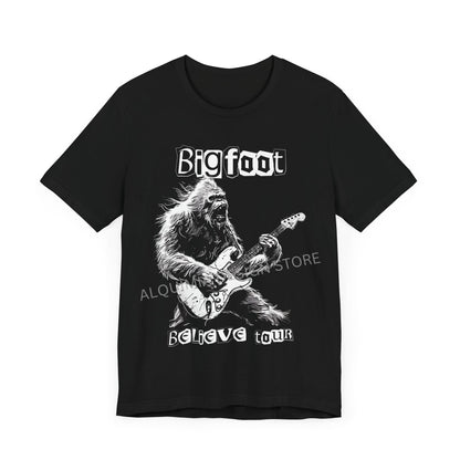 Bigfoot Believe Tour Shirt - Funny Sasquatch Cryptid Tee