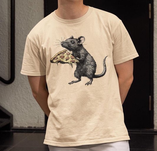 Rat Pizza Shirt, Pizza Lover Rat T-shirt