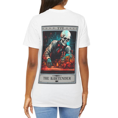 Bartender Tarot Card Shirt - Back Print Bartending Gift