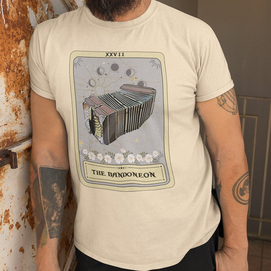 Bandoneon Shirt - Tango Music Tarot Card Gift for Players and Lovers