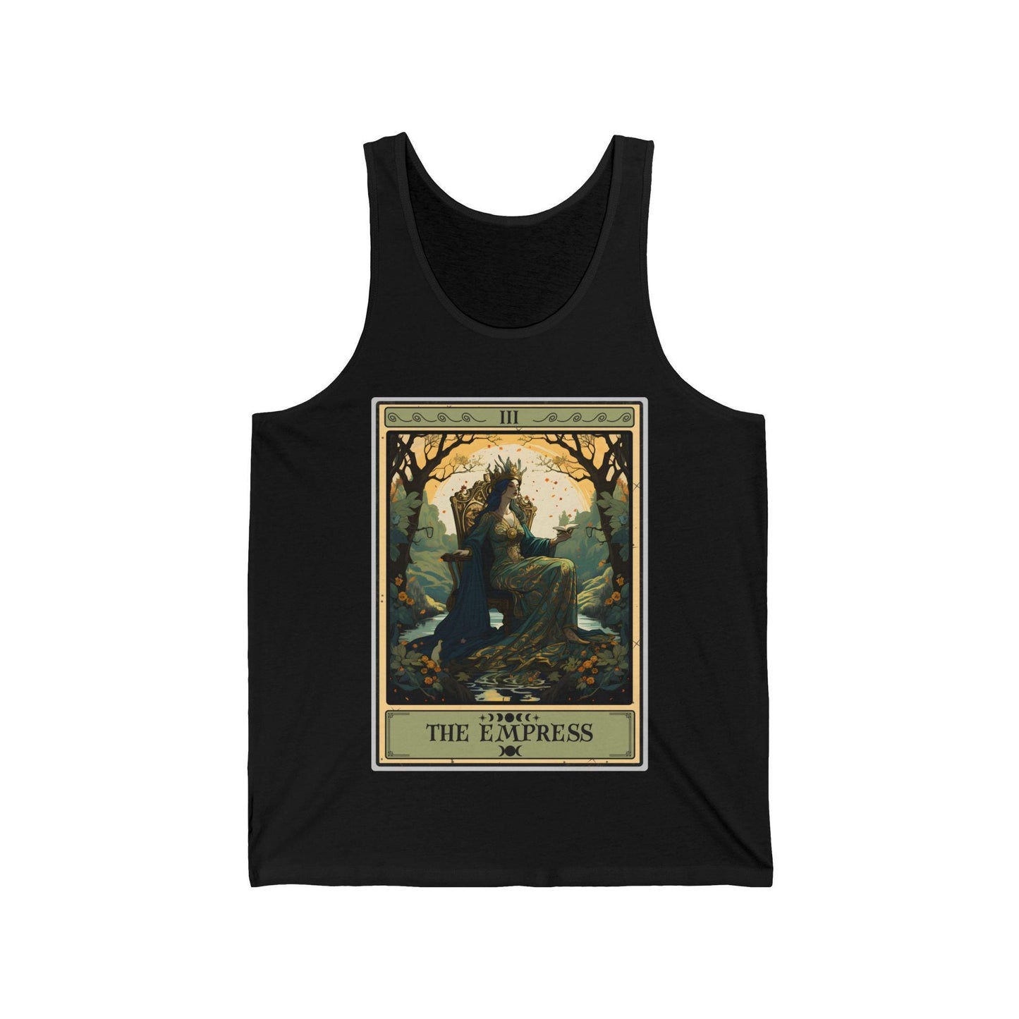 The Empress Tarot Card Tank Top, Tarot Card Shirt