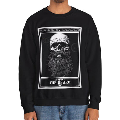 The Beard Tarot Card Sweatshirt, Beard Sweatshirt, Bearded Man Gift