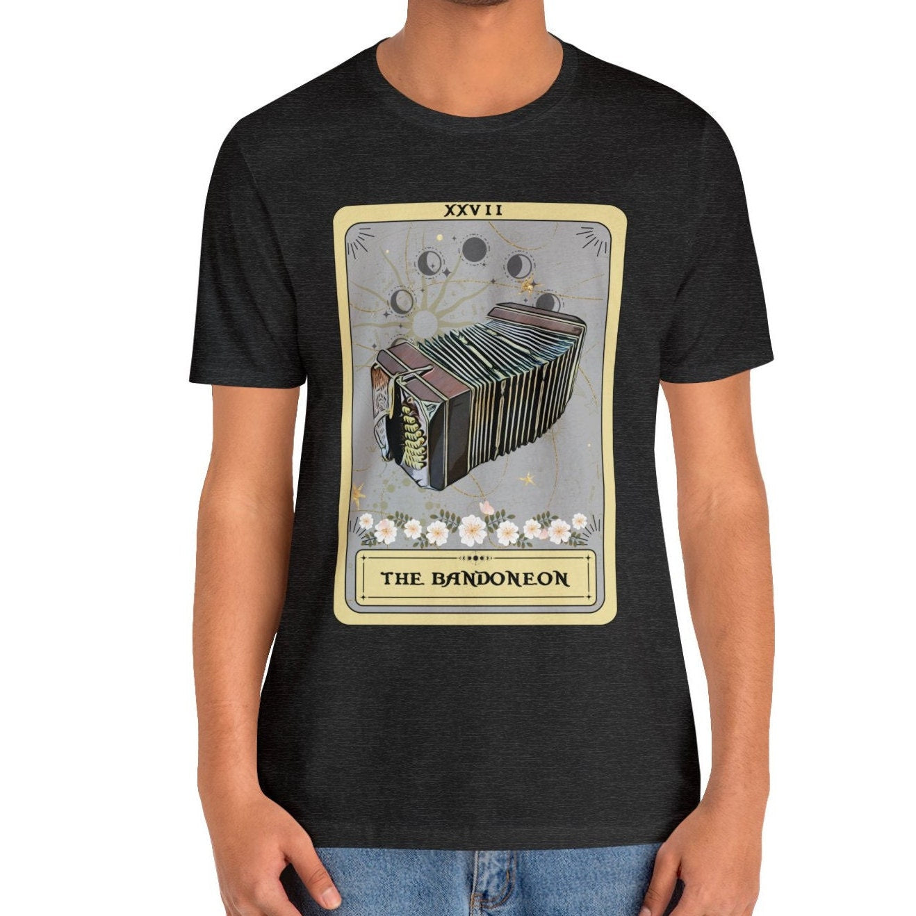 Bandoneon Shirt - Tango Music Tarot Card Gift for Lovers