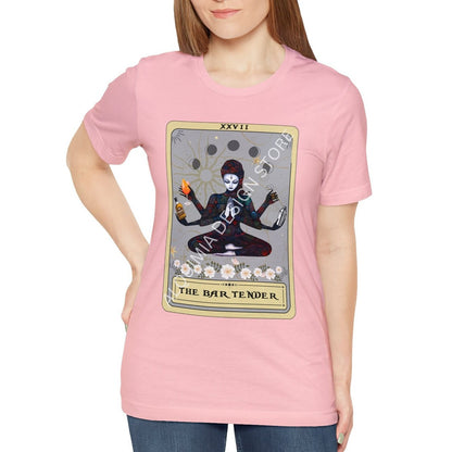 Bartender Goddess Tarot Card Shirt - Gift for Bartending Women