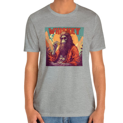 Bigfoot Whiskey Shirt, Bigfoot Cocktail Shirts Whiskey Gifts Sasquatch
