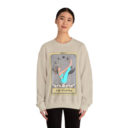 Pilates Tarot Card Sweatshirt, Pilates Pose Sweater