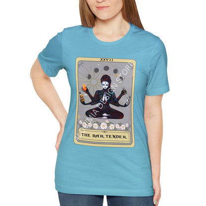 Bartender Goddess Tarot Card Shirt - Gift for Bartending Women