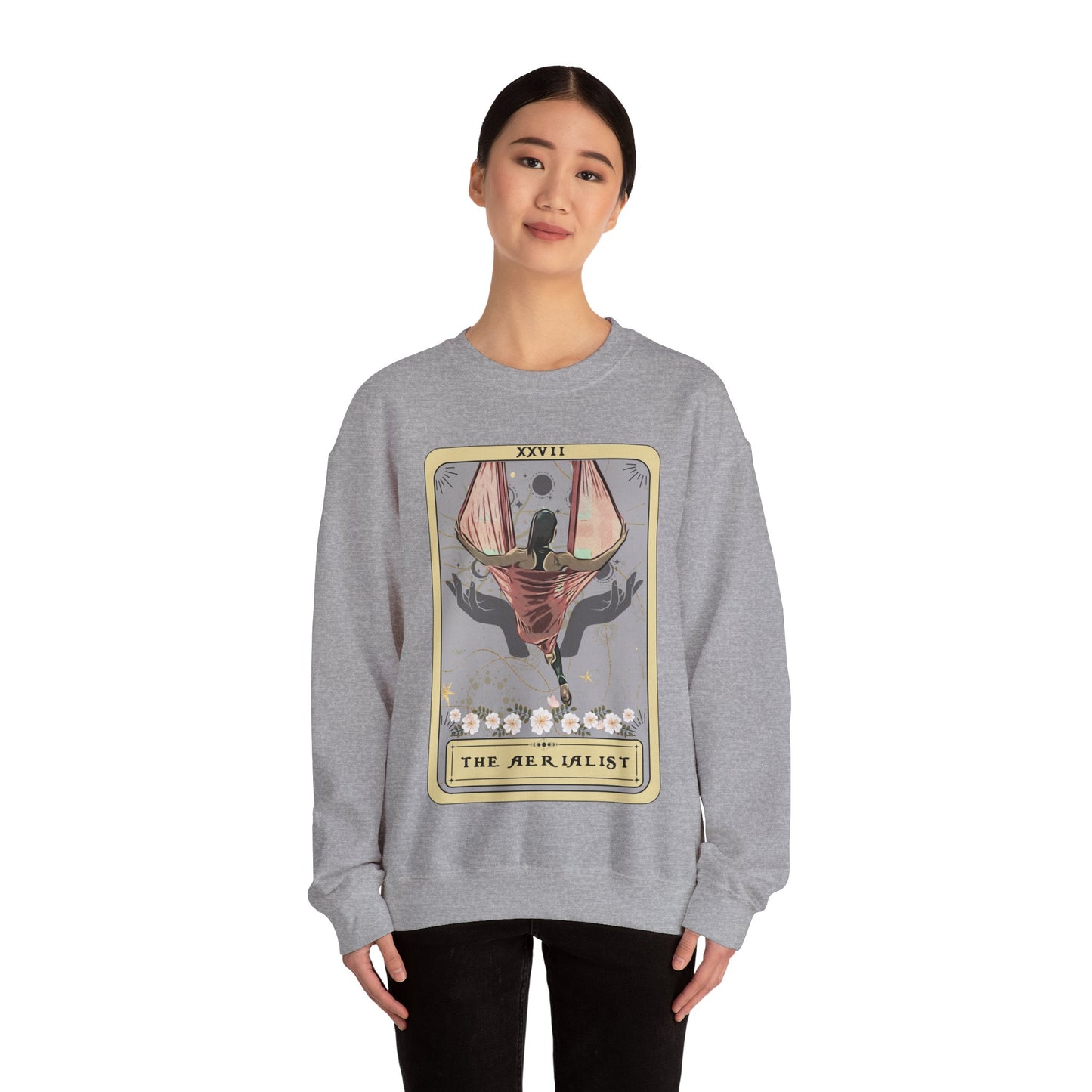 The Aerialist Tarot Card Sweatshirt, Aerialist Silks Sweatshirt