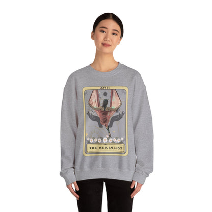 The Aerialist Tarot Card Sweatshirt, Aerialist Silks Sweatshirt