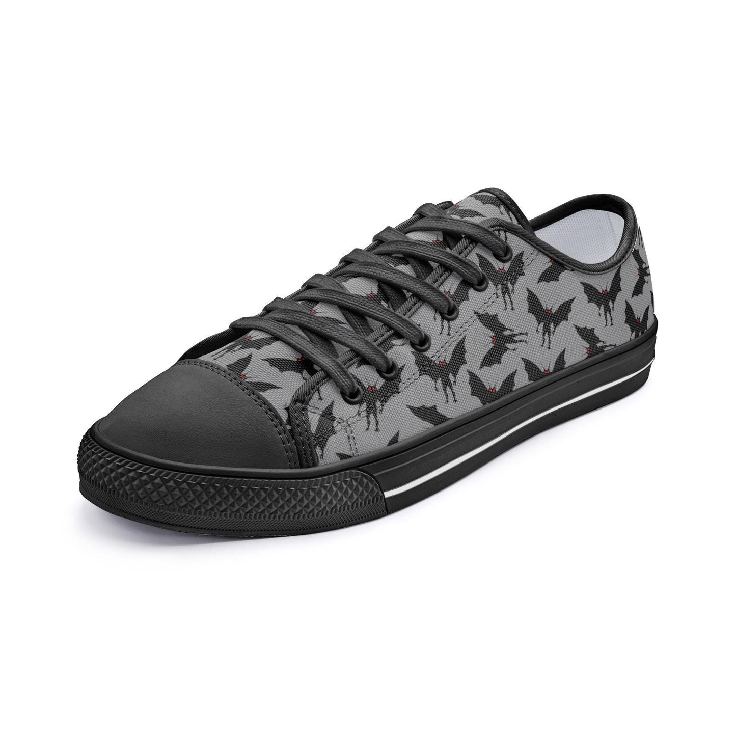 Mothman Sneakers Cryptid Unisex Low Top Canvas Shoes Moth Man