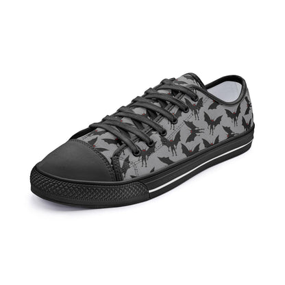 Mothman Sneakers Cryptid Unisex Low Top Canvas Shoes Moth Man