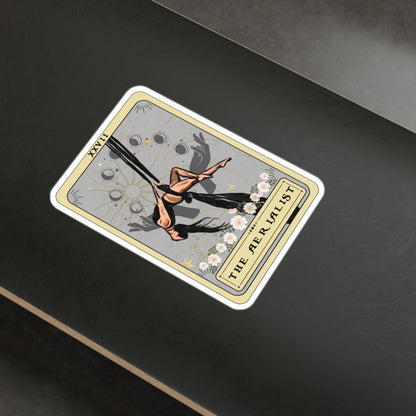 Aerialist Tarot Card Sticker - Waterproof Vinyl Aerial Dance Decal