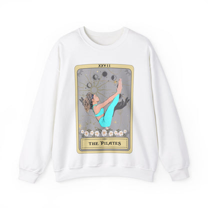 Pilates Tarot Card Sweatshirt, Pilates Pose Sweater