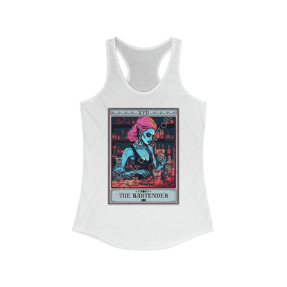 Bartender Tarot Card Tank Top - Womens Bartending Shirt