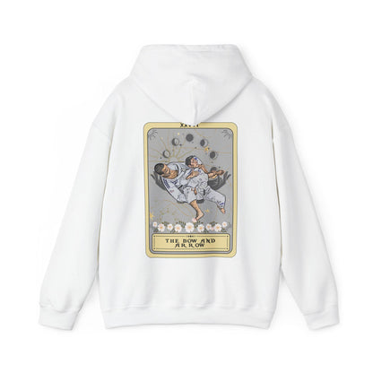 Jiu Jitsu Hoodie The Bow and Arrow Tarot Card Hoodie, Bow and Arrow BJJ Pose
