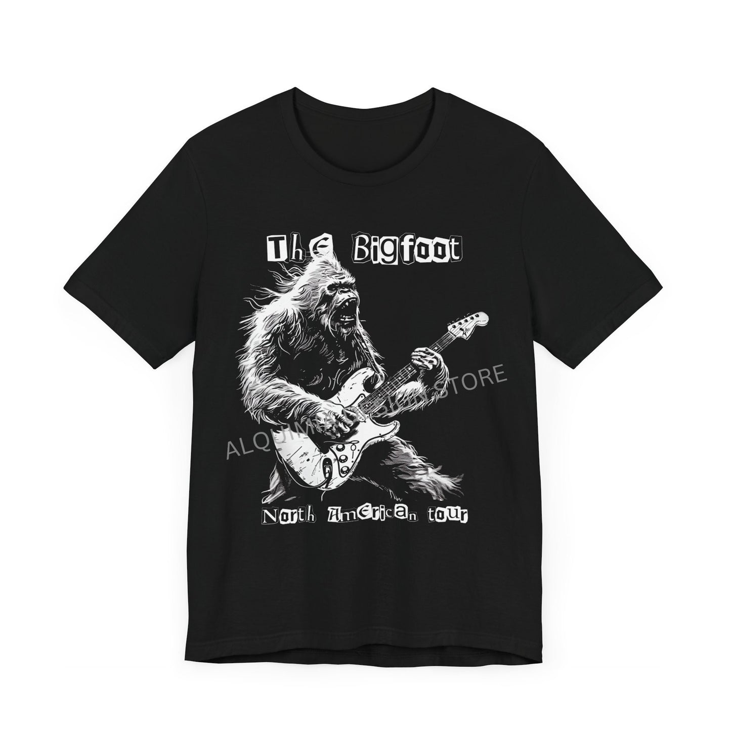 Bigfoot The North American Tour Bigfoot Shirt, Sasquatch T-shirt, Cryptid Shirt Cryptozoology Hiking Shirt Outdoors Lover