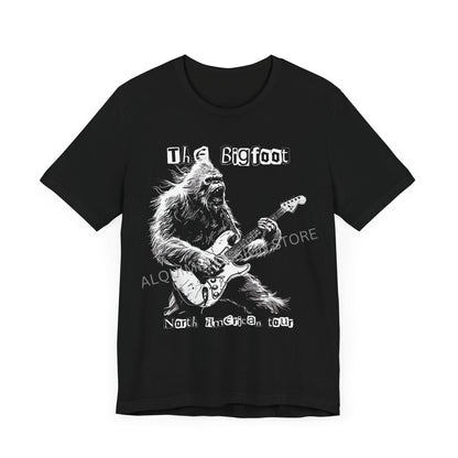 Bigfoot The North American Tour Bigfoot Shirt, Sasquatch T-shirt, Cryptid Shirt Cryptozoology Hiking Shirt Outdoors Lover
