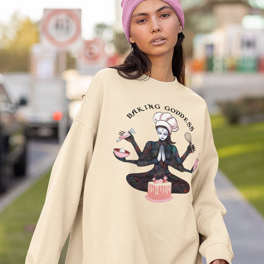 Baking Goddess Sweatshirt - Pastry Chef Gift for Bakers