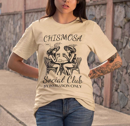 Latina Chisme Tee - Funny Cafecito Social Club Shirt