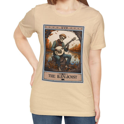 Banjo Player Shirt, The Banjoist Tarot Card Shirt Banjo Shirt Banjo Gifts for Banjoist