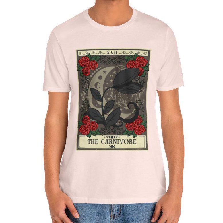 The Carnivore Tarot Card Shirt, Venus Fly Trap Carnivorous Plant Shirt