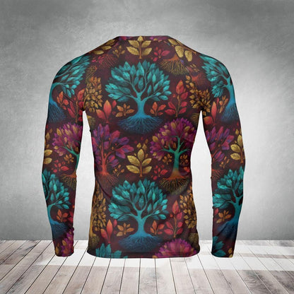 Tree of Life Rash Guard - Long Sleeve MMA Compression Shirt