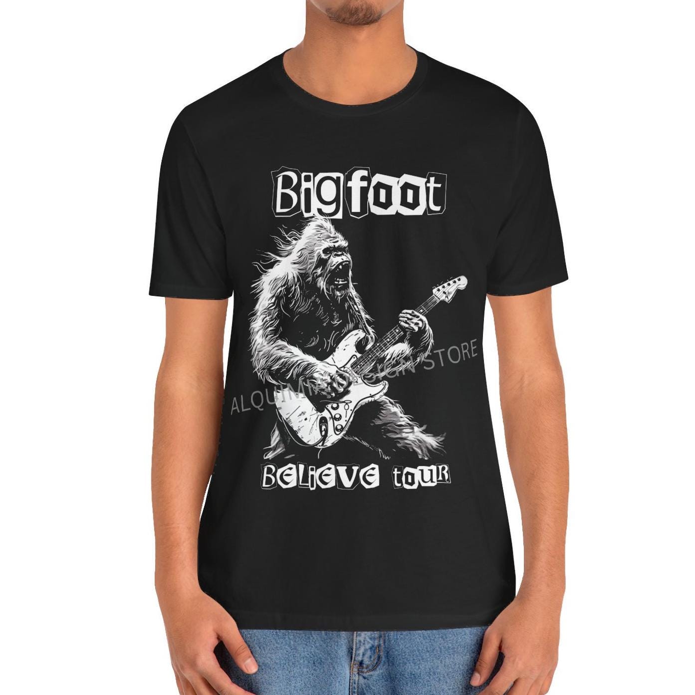 Bigfoot Believe Tour Shirt - Funny Sasquatch Cryptid Tee