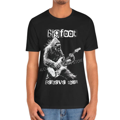 Bigfoot Believe Tour Shirt - Funny Sasquatch Cryptid Tee