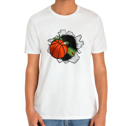 Zombie Basketball Halloween Shirt - Spooky Monster Tee